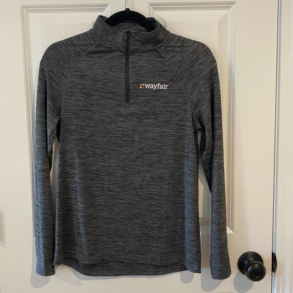 Wayfair /‎ Charle's River Apparel Dark Grey Performance Pullover - Size Medium
